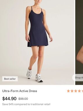 Quince Navy Ultra Form Sport Dress